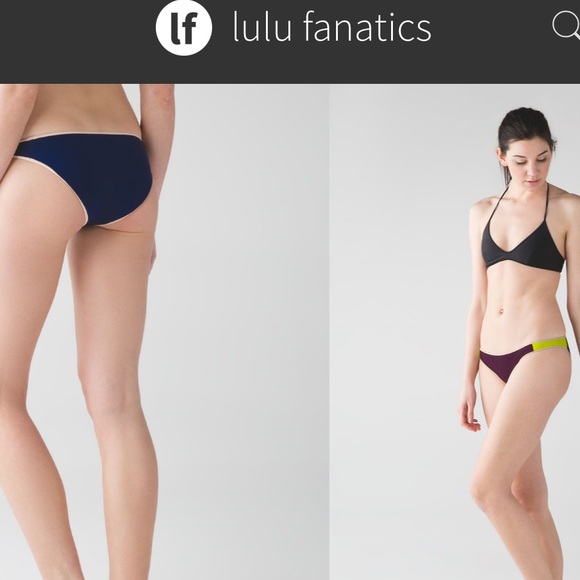 22- $20 NWOT Lululemon $54 Reversible Bikini - Picture 1 of 2